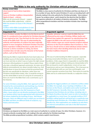 christian moral principles essay