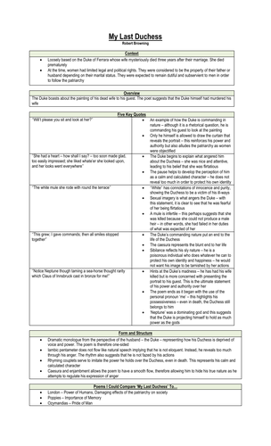 my-last-duchess-summary-sheet-teaching-resources