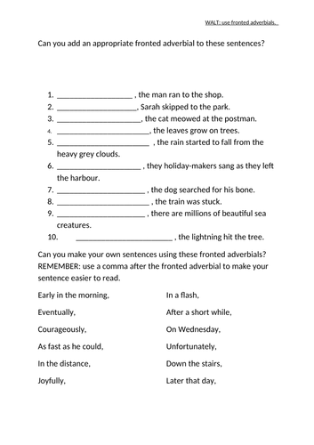 fronted-adverbials-worksheet-ks2-teaching-resources