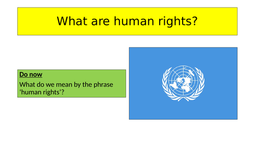 What are human rights?