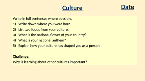 why is it important to learn about other cultures