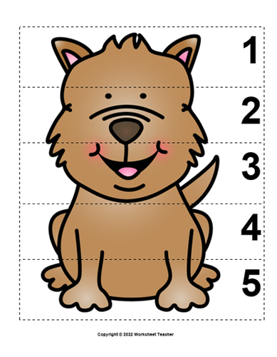 Farm Animals Number Sequence Puzzles | Teaching Resources