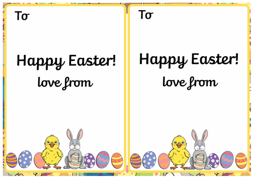 Easter car insert