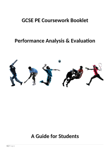 pe gcse coursework layout