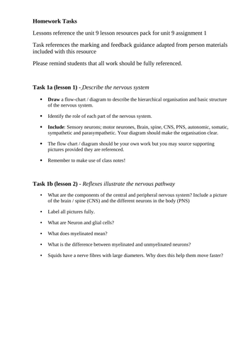 btec applied science unit 9 assignment b