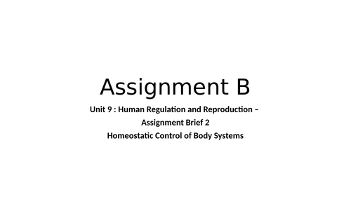 btec applied science unit 9 assignment b