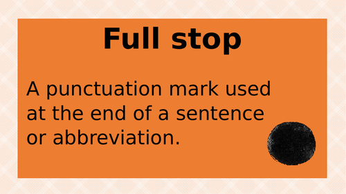 Punctuation Display | Teaching Resources