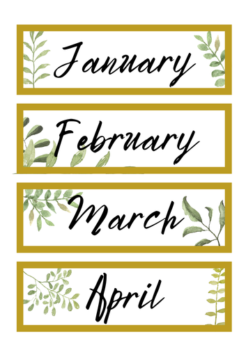 Days, dates, months, years Classroom display • Classroom Posters ...