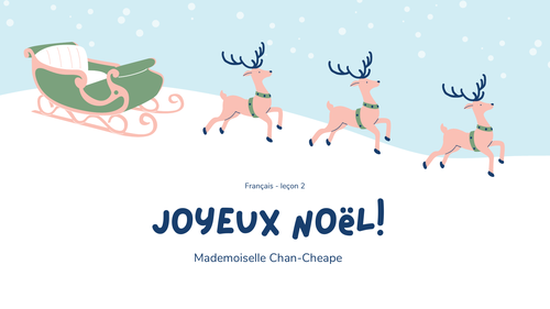 Joyeux Noël | Christmas Lesson | Teaching Resources