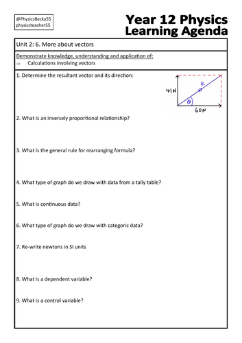 OCR Physics A Chapter 2: 6. More about vectors