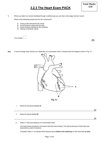 3.2 Transport in Animals SP | Teaching Resources