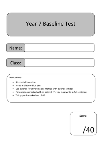 year-7-music-baseline-test-teaching-resources