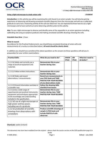 Ocr A Level Biology Pag 2 1 Answers