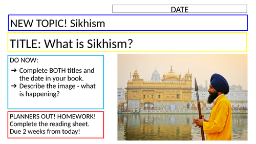 KS3 - Sikhi // What is Sikhi?