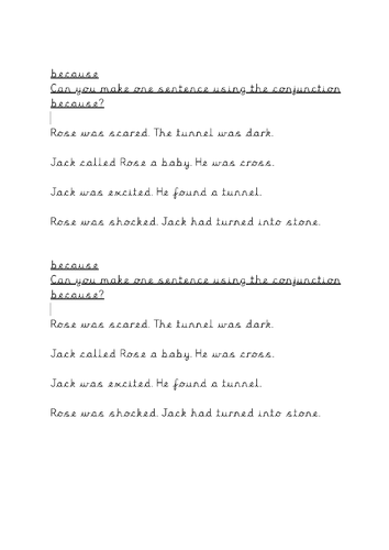 The Tunnel - because | Teaching Resources