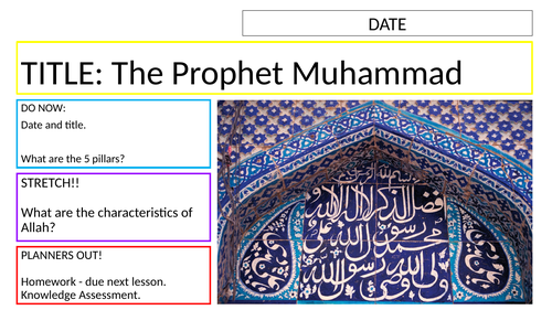 KS3 - Islam // Prophet Muhammad 2022