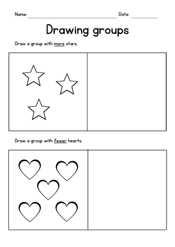 more-fewer-drawing-shapes-worksheets-teaching-resources