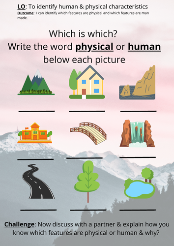 KS2 Identify human & physical features | Teaching Resources