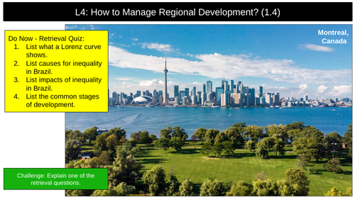 Manage Regional Development  Cambridge International