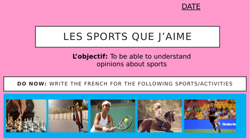 French Sport KS3 (6 lessons!) | Teaching Resources