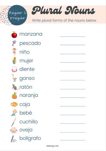 plural-spanish-ks2-primary-ks3-nouns-teaching-resources