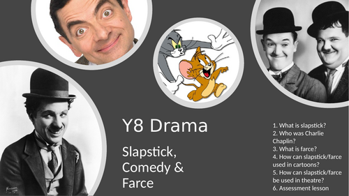 KS3 Drama - Comedy, Slapstick and Farce