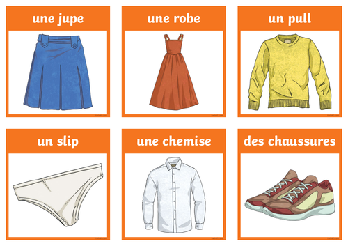 French - Clothes - Additional lesson | Teaching Resources