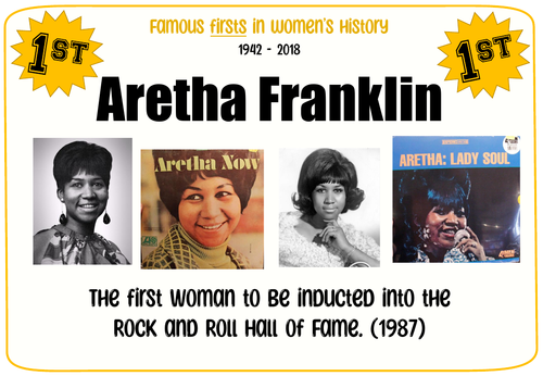 Famous Firsts In Womens History Classroom Display Teaching Resources 9667