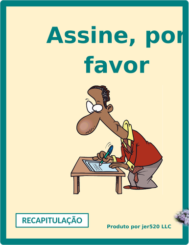 portuguese-ii-review-assine-por-favor-teaching-resources