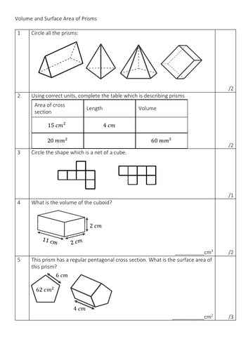 lesson 5 homework practice volume of prisms