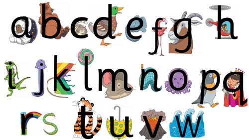 Little Wandle Frieze name letter formation practice cards | Teaching ...