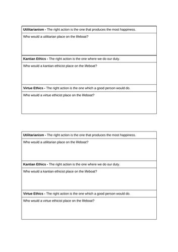 AQA A Level Intro. to Ethics - Part 2 | Teaching Resources