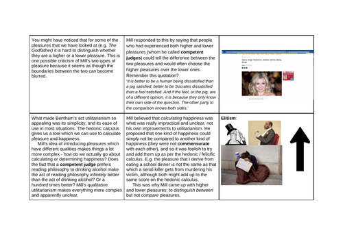 AQA Ethics - Intro. Rule Utilitarianism | Teaching Resources