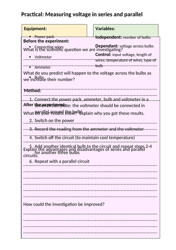 gcse-electricity-practical-sheet-pack-teaching-resources