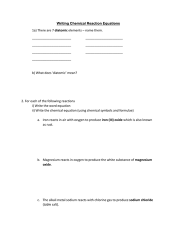 national 5 chemistry problem solving