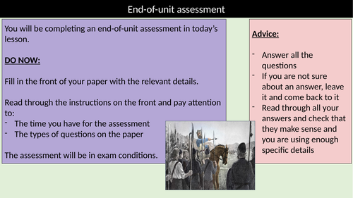 Medieval Assessment