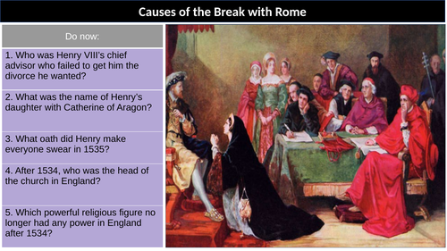 Break with Rome Causes