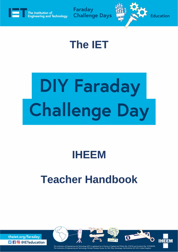 IET Faraday® DIY Challenge Day - IHEEM (Institute of Healthcare ...