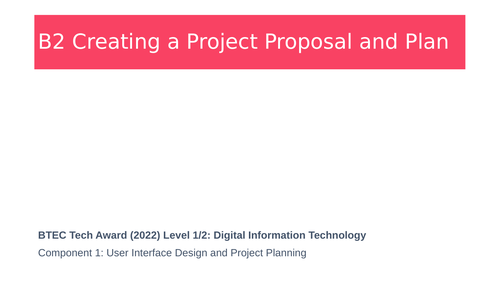 BTEC Digital Information Technology (DIT 2022) - Component 1 (LO-B ...