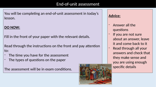 The English Civil War Assessment