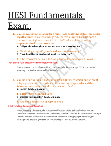 hesi-fundamentals-exam-teaching-resources
