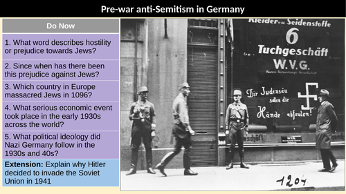 anti-Semitism Germany Pre-war