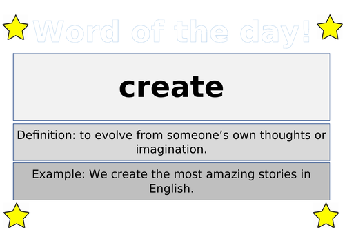 Year 3 Word of the Day Posters | Teaching Resources