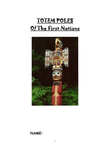 Totem Poles of The First Nations | Teaching Resources