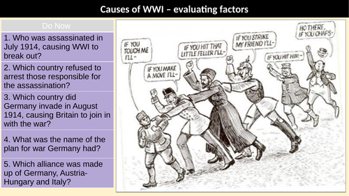 Causes of WWI