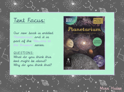 English - Planetarium L1 (Upper KS2)