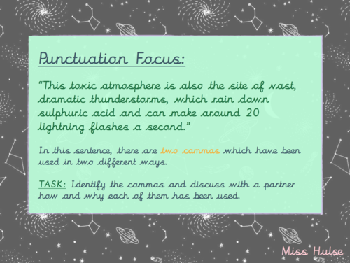 English - Planetarium L6 (Upper KS2)