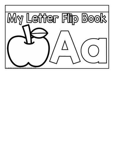 Flip Book Coloring Page