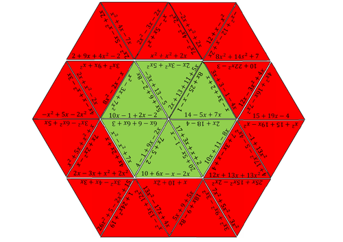 Tarsia Puzzle - Collecting Like Terms