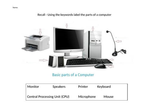 Input and Output Devices Lesson | Teaching Resources